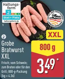 Aldi Nord Grobe Bratwurst XXL Angebot