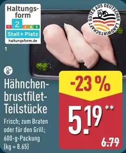 Aldi Nord Hähnchenbrustfilet-Teilstücke Angebot