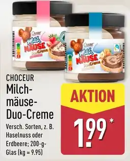 Aldi Nord CHOEUR Milchmäuse-Duo-Creme Angebot