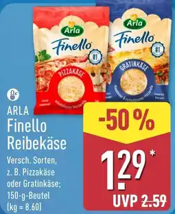 Aldi Nord ARLA Finello Reibekäse Angebot