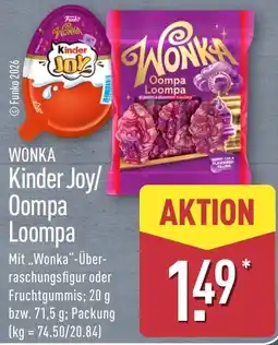 Aldi Nord Wonka Kinder Joy/Oompa Loompa Angebot