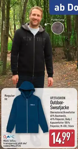 Aldi Nord UP2FASHION Outdoor-Sweatjacke Angebot