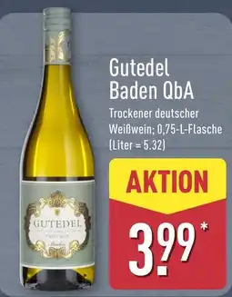 Aldi Nord Gutedel Baden QbA Angebot