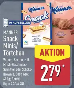 Aldi Nord MANNER Snack-Minis/Törtchen Angebot