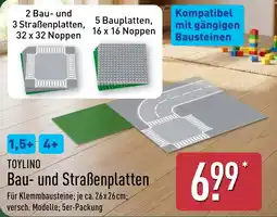 Aldi Nord TOYLINO Bau- und Straßenplatten Angebot