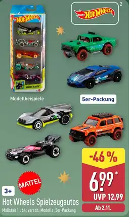 Aldi Nord Hot Wheels Spielzeugautos Angebot