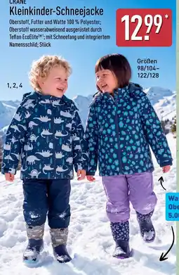 Aldi Nord CRANE Kleinkinder-Schneeejacke Angebot