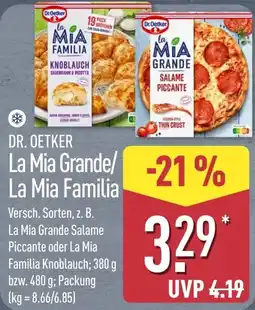 Aldi Nord DR. OETKER La Mia Grande/La Mia Familia Angebot