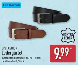 Aldi Nord UP2FASHION Ledergürtel Angebot