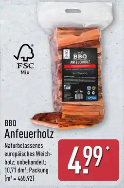 Aldi Nord BBQ Anfeuerholz Angebot