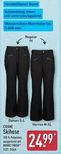 Aldi Nord CRANE Skihose Angebot