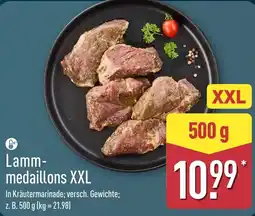 Aldi Nord Lamm-medailons XXL Angebot