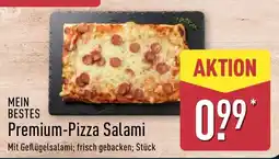 Aldi Nord MEIN BESTES Premium-Pizza Salami Angebot