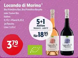 Getränke Hoffmann Locanda di Marina Bio Primitivo Rot, Bio Primitivo Rosato oder Soave Bio Angebot