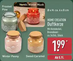 Aldi Nord HOME CREATION Duftkerze Angebot