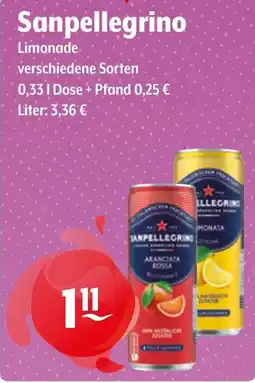 Getränke Hoffmann Sanpellegrino Limonade Angebot