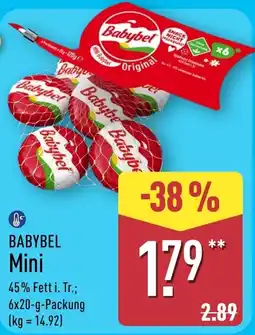 Aldi Nord BABYBEL Mini Angebot
