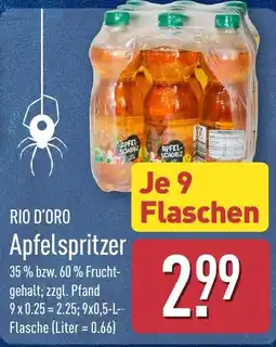 Aldi Nord RIO D'ORO Apfelspritzer Angebot