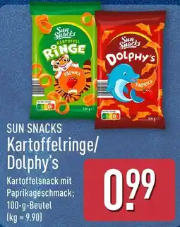 Aldi Nord SUN SNACKS Kartoffelringe/Dolphy's Angebot