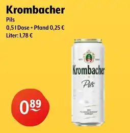 Getränke Hoffmann Krombacher Pils Angebot