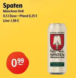 Getränke Hoffmann Spaten Münchner Hell Angebot