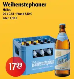 Getränke Hoffmann Weihenstephaner Helles Angebot
