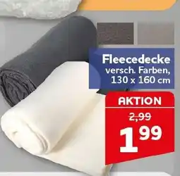 CENTERSHOP Fleece Decke Angebot