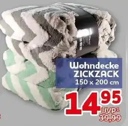 CENTERSHOP Wohndecke ZICKZACK Angebot