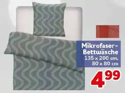 CENTERSHOP Mikrofaser-Bettwäsche Angebot