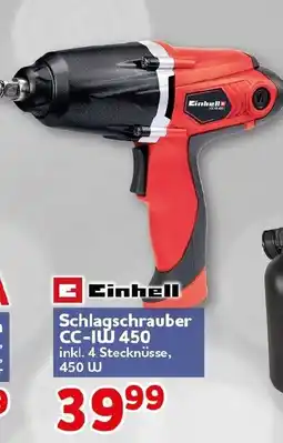 CENTERSHOP Einhell Schlagschrauber CC-1W 450 Angebot