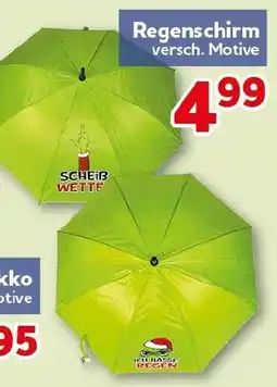 CENTERSHOP Regenschirm versch. Motive Angebot