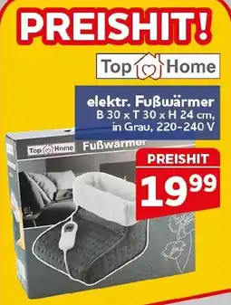 CENTERSHOP Top Home elektr. Fußwärmer Angebot