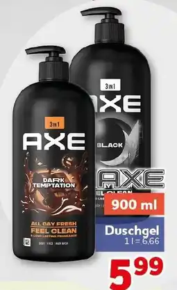 CENTERSHOP AXE Duschgel Angebot
