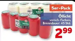 CENTERSHOP bolsius Öllicht Angebot