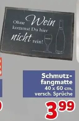 CENTERSHOP Schmutzfangmatte Angebot