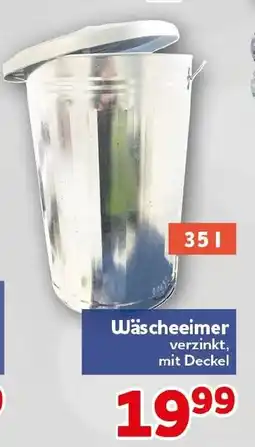 CENTERSHOP Wäscheeimer verzinkt, mit Deckel Angebot