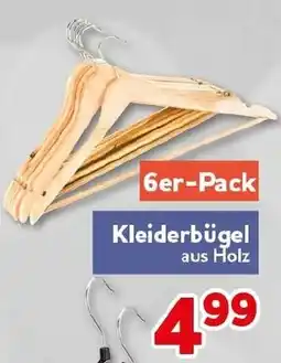 CENTERSHOP Kleiderbügel aus Holz Angebot