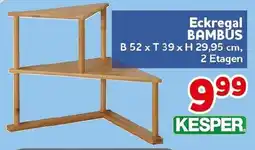 CENTERSHOP Eckregal BAMBUS Angebot