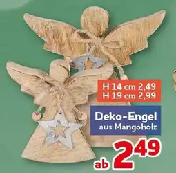 CENTERSHOP Deko-Engel aus Mangoholz Angebot