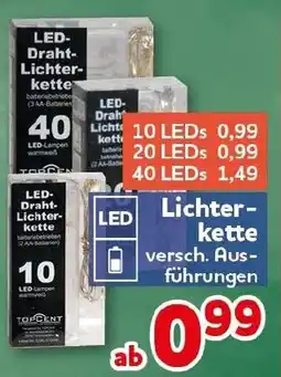 CENTERSHOP LED-Draht-Lichterkette Angebot