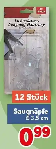 CENTERSHOP Lichterketten-Saugnapf-Halterung Angebot
