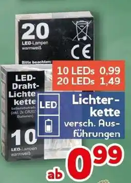 CENTERSHOP LED-Draht-Lichterkette Angebot