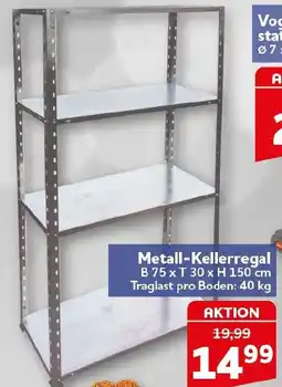 CENTERSHOP Metall-Kellerregal Angebot