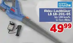 CENTERSHOP Güde Akku-Laubbläser LB 18-201-05 Angebot