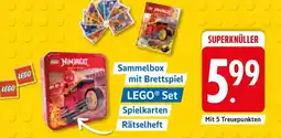 Edeka LEGO Set Sammelbox mit Brettspiel Angebot