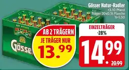Edeka Gösser Natur-Radler Angebot