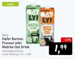 KONSUM Oatly Hafer Barista Flavour oder Matcha Oat Drink Angebot