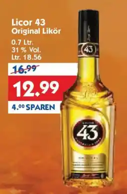 Hol'ab Getränkemarkt Licor 43 Original Likör Angebot