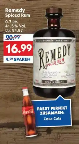 Hol'ab Getränkemarkt Remedy Spiced Rum Angebot