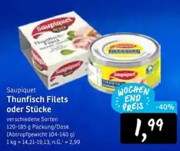 KONSUM Saupiquet Thunfisch Filets Angebot